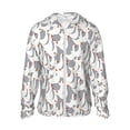 thumbnail image 1 of Vsdgher White goose Print Adult Hoodie Shirts Rash Guard for Men Women,Long Sleeve Sun Protection Fishing Shirts for Athletic Running Swim-XX-Large, 1 of 7