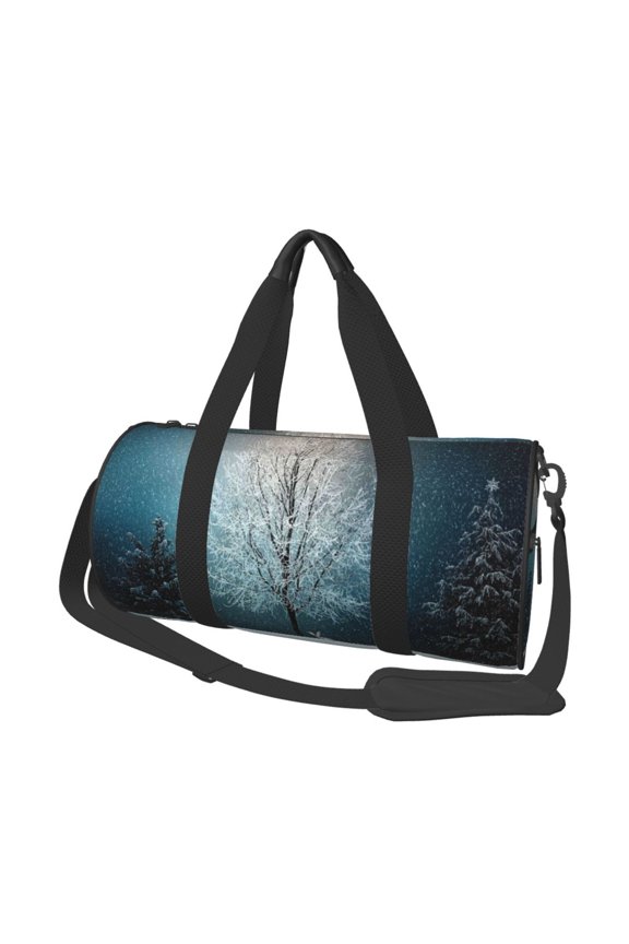 Winter Rabbit 45L Foldable Duffel Bag, Sports Gym Bag,Overnight Bag, Portable Weekender Bag for Airplanes