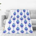 thumbnail image 1 of Vsdgher Winter Snowflake Skiing Skull Ultra-Soft Micro flannel Blanket Throw Blankets for Couch Sofa, Bed (4 sizes)-60"x50", 1 of 7