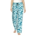 thumbnail image 1 of Vsdgher Winter Warmth Blue Knitted Women’s Womens Pajama Pants, Lounge Wide Leg PantsLounge Pants,Sleep Bottoms, Lounge for Women-XX-Large, 1 of 6