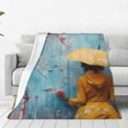 thumbnail image 1 of Vsdgher Woman Under Blossoming Tree Ultra-Soft Micro flannel Blanket Throw Blankets for Couch Sofa, Bed (4 sizes)-80"x60", 1 of 7