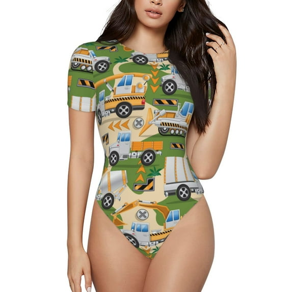 Vsdgher Womens High Waisted Bikini Sets Two Piece Swimsuit Animals on Noah's Ark Floating Print Tummy Control Bathing Suit-X-Large