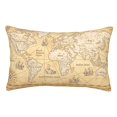 thumbnail image 1 of Vsdgher World Map Print Pillow Cases -Iconic Collection Pillowcases -Extra Soft, Not easy to deform,not pilling Export quality, 1 of 8