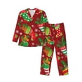 thumbnail image 1 of Vsdgher X-mas and New Year Mens Pajama Set, Soft Warm Long Sleeve Sleepwear, Cozy Button-Down Pjs for Men-, 1 of 7