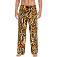thumbnail image 1 of Vsdgher Zebra Print Mens Pajama Pants Sleep & Lounge Pants, PJ Bottoms With elastic waistb and Pockets, 1 of 5