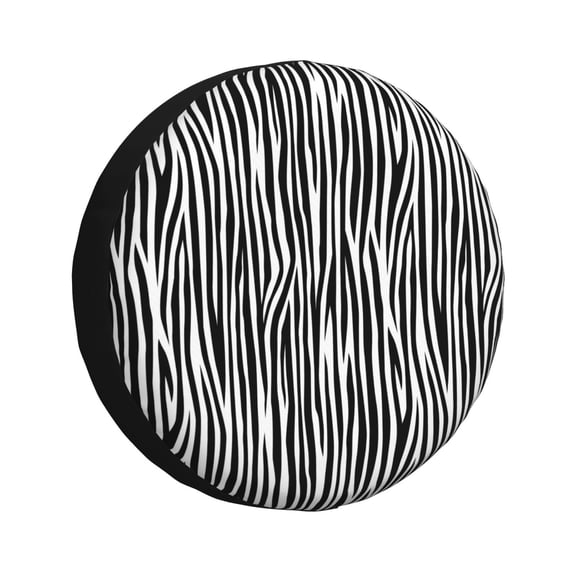 Vsdgher Zebra Skin for Spare Tire Cover, Tire Wheel Protector Wheel Cover Fit for Truck,Trailer,RV,SUV,Camper and Most Vehicle-16 inch