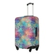 thumbnail image 1 of Vsdgher blue pink colorful cracked texture Luggage Cover Suitcase Cover Protector Anti-scratch Suitcase cover Fits 18-32 Inch Luggage(No luggage included)-Small, 1 of 7