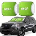 thumbnail image 1 of Vsdgher golf ball Print Car Windshield Sun Shade, Reflective Sunshade Window Sunshade Sun Visor Protector Fit for Cars,Trucks,SUVs-Large, 1 of 6