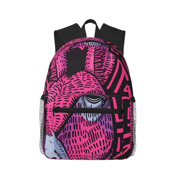 Vsdgher ink Donkey Pop Art Unisex Large Capacity Bookbag, Schoolbag, Casual Daypack for High School, College, Teens, Travel, Work