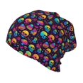thumbnail image 1 of Vsdgher mushroom color Skull Toddler Beanie Baby Boys Girls Beanies Kids Winter Hats Children Knit Warm Caps, 1 of 7