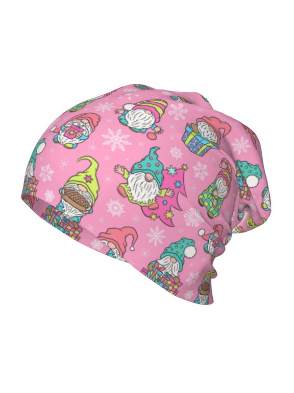 pink Holiday Joy Toddler Beanie Baby Boys Girls Beanies Kids Winter Hats Children Knit Warm Caps