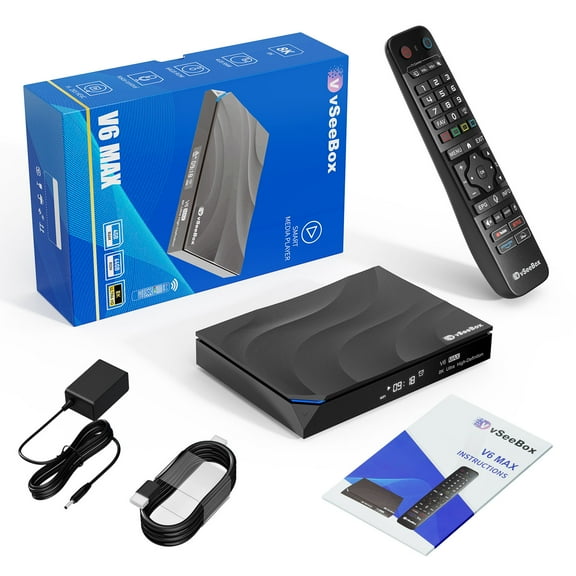 VseeBox V6 Max Android 14 TV Box | 8K HDR | 4GB+64GB | WiFi 6 | First Relea