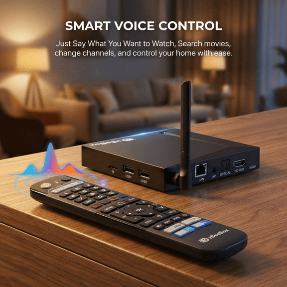 VseeBox V6 Pro 2026 Newest Android 14 TV Box, 4GB RAM+32GB Storage