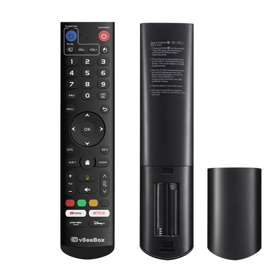 Vseebox Replacement Bluetooth Remote Control with Voice Input, Backlit Buttons, Compatible with V3 Pro, V3Plus, V5Pro and Elite Ultra