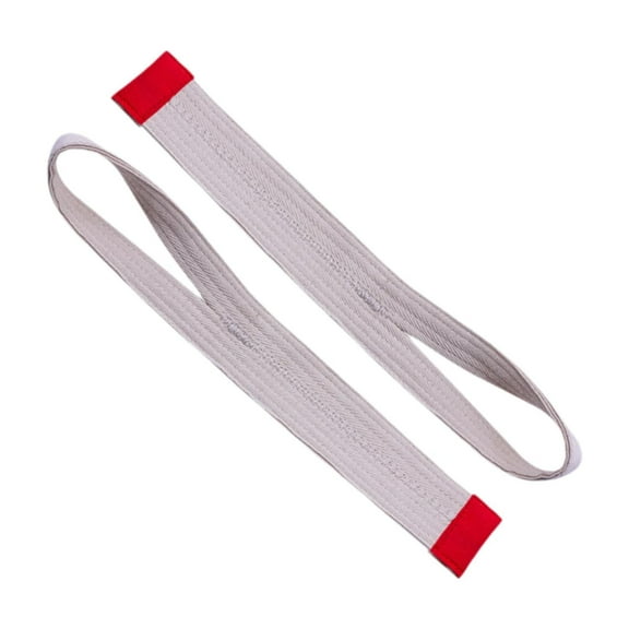 Vsenkes 1 Pair Weight Lifting Straps Cotton Gym Wrist Wraps for Exercise Deadlifting Beige