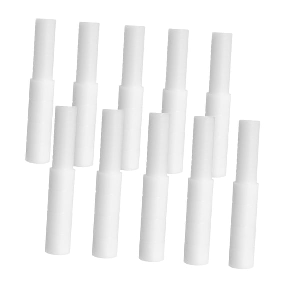 Vsenkes 10Pcs Golf Putter Shaft Extension Replace Part Sturdy High Performance White Out Dia 13.85 mm