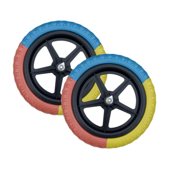 Vsenkes 2 Pieces Bike Replacement Wheel Lightweight Replace Parts Sturdy Accessories