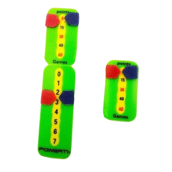 Vsenkes 2 Pieces Tennis Racket PVC Beginner Small Score Boards Counters