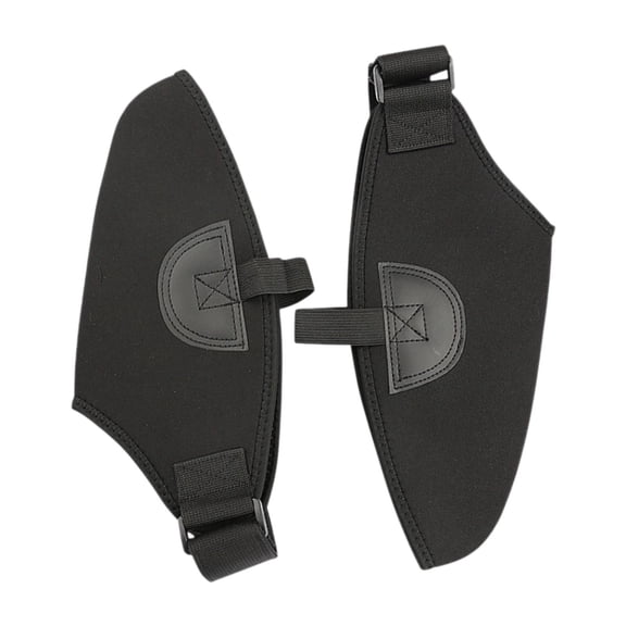 Vsenkes 2Pcs Ski Boot Covers Black Keep Your Feet Dry and Warm Snowboard Shoe Covers