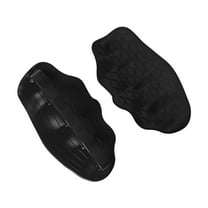 Vsenkes 2Pcs Weight Lifting Grips Pads Anti Slip Bar Bodybuilding Workout Gym Gloves Black