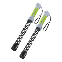 Vsenkes 2x Ropeless Battle Ropes Exercise Training Ropes for Muscle Building Outdoor green