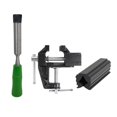 thumbnail image 1 of Vsenkes 3 Pieces Vise Clamp Kits for Golf Club Table Vise Golf Club Calibration Tool Green, 1 of 9