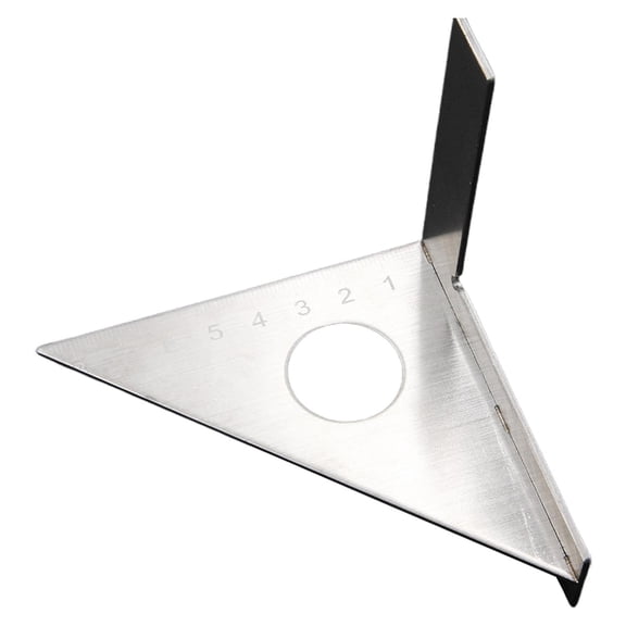 Vsenkes 3D Multi Angle Measuring Triangle Ruler Square Protractor Drawing Line Ruler