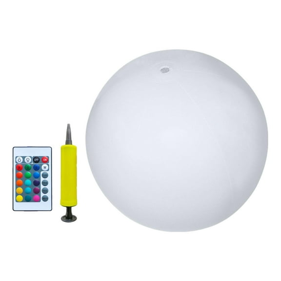 Vsenkes 4 Pieces Inflatable Beach Ball 15.75 inch Light up for Birthday