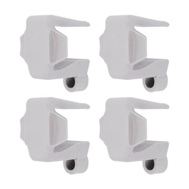Vsenkes 4Pcs Boat Fender Clips for Docking Sturdy Boat Accessories Boat Bumper Clips Gray