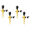thumbnail image 1 of Vsenkes 4x Rotating Garden Sprinklers Lawn Sprinklers Gardening Tools Versatile Supplies Yellow, 1 of 9