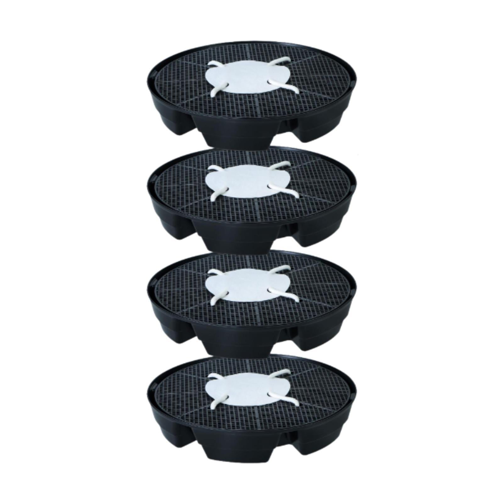 Pot Base Vsenkes 4x Self Watering Pot Base Set Garden Greenhouse Plant Stand ...