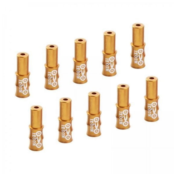 Vsenkes 4x10Pcs Derailleur Shifter Cable End Crimps Crimping Tool Tips Crimpss