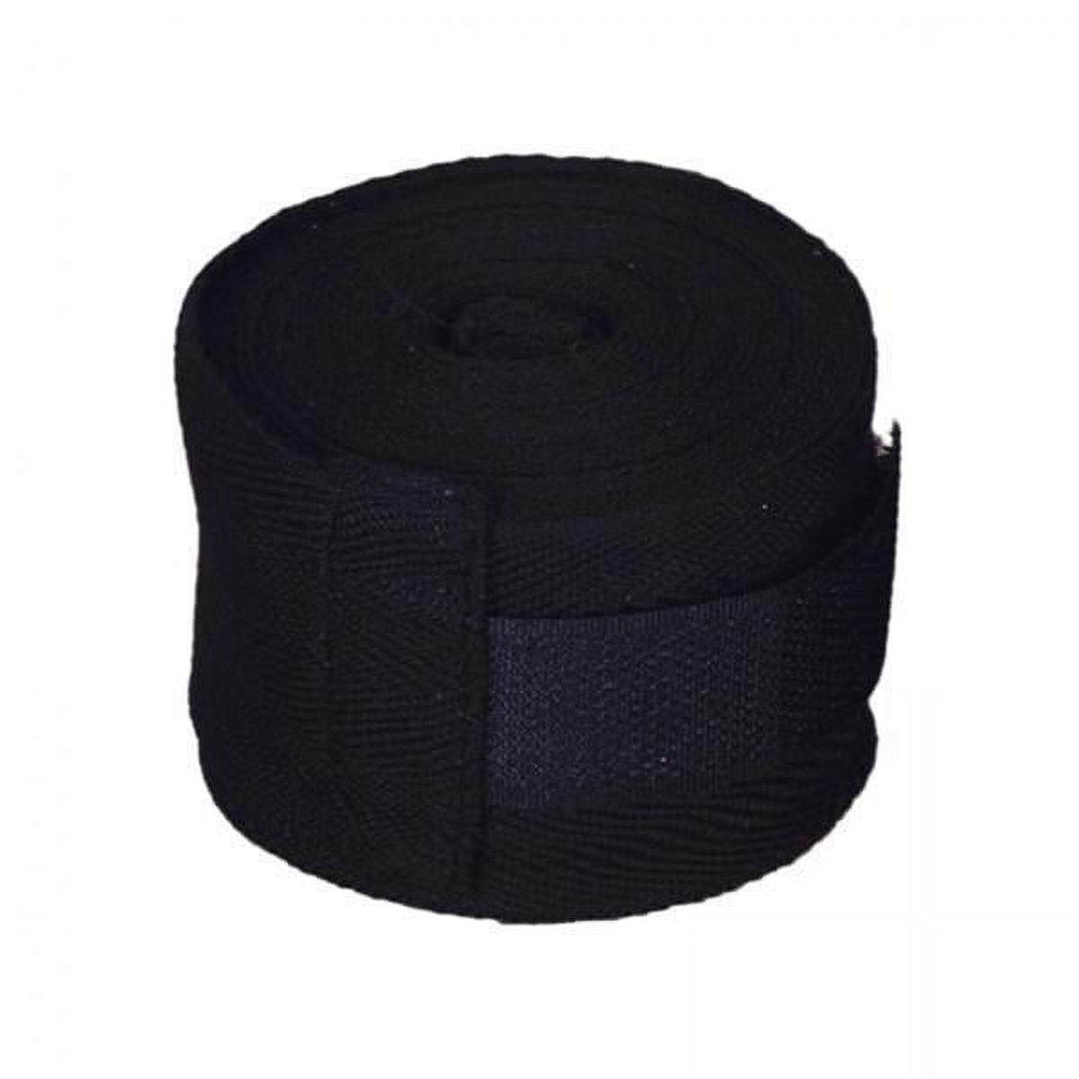 Vsenkes 4xBoxing Hand Wraps Adults Kids Wrist Wraps for Taekwondo Muay Thai Kickboxing Black