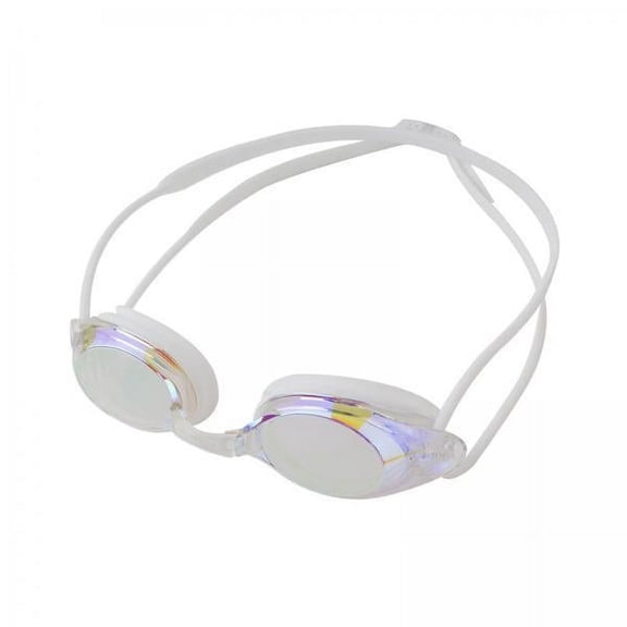 Vsenkes 5xSwim Goggles Portable Swimming Glasses for Diving Water Sports Swimming Pool White