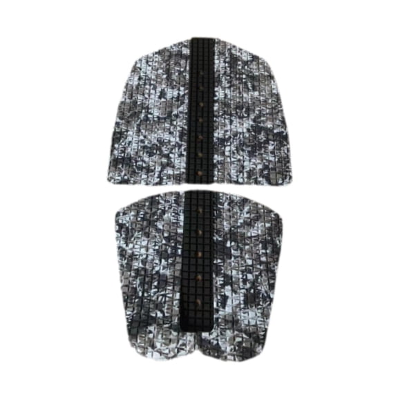 Vsenkes 6x Surf Traction Pads Nonslip Accessories for Paddle Board Surfing Longboard Black