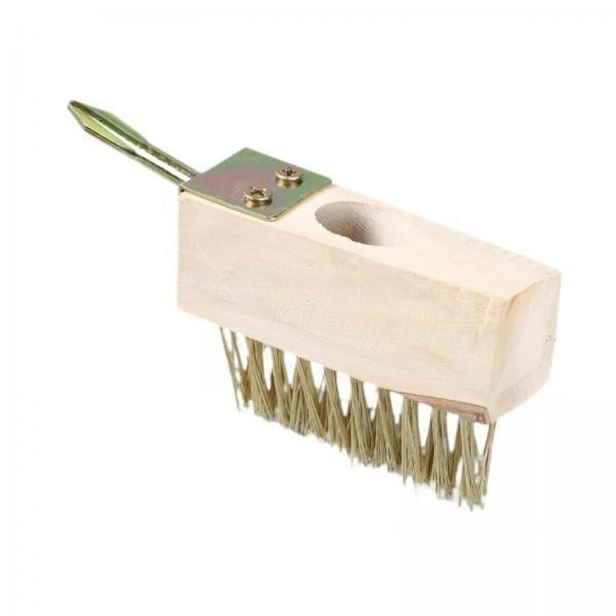 Vsenkes 6xCrack Weeder Wire Brush Grout Brush Cleaner for Patio Stones Pavers Driveway with