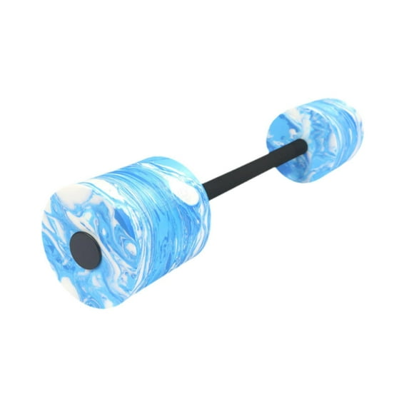 Vsenkes Aquatic Dumbbell Versatile Water Workout Training Tool Exercise Swim Barbell Blue