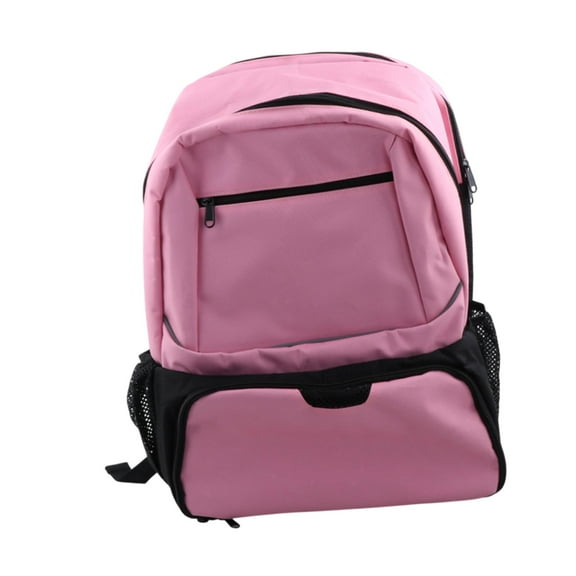 Vsenkes Badminton Backpack Tennis Bag Portable Breathable Tennis Backpack Pickleball Bag for Outdoor Squash Racquetball Travel Laptop Pink