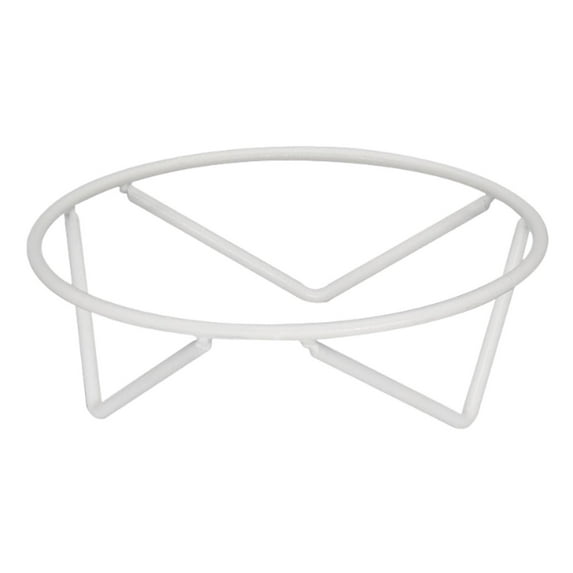 Vsenkes Ball Display Stand Metal Basketball Storage Holder for Rugby Volleyball Home White