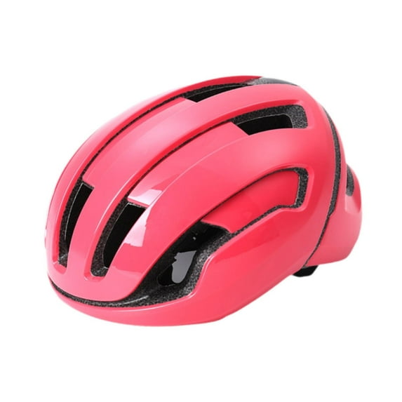 Vsenkes Bike Helmet Adjustable Helmet Breathable Accessories Comfortable Ventilation Removable Inner Pad for Road Bike Travel Pink