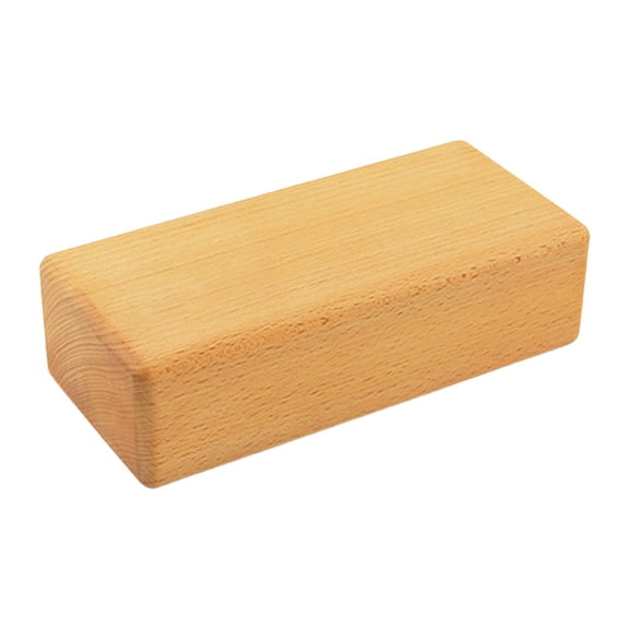 Vsenkes Block Professional Practical Support Brick for Home Gym Pilates Workout Wood