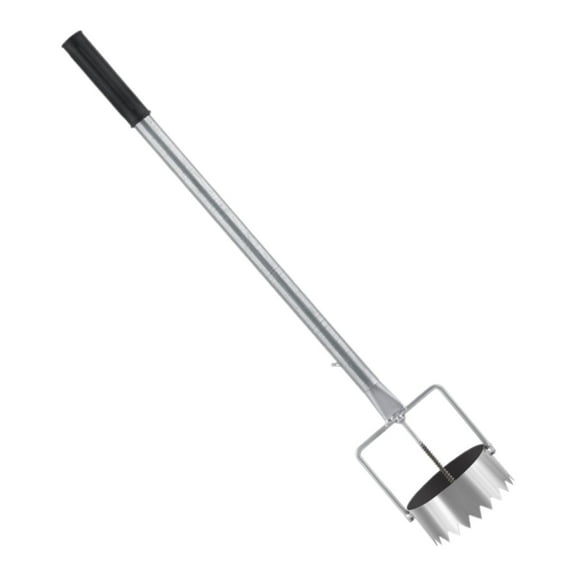 Vsenkes Bulb Planter Multifunctional Adjustable Sod Remover for Greenhouse Lawn Farm 9cm Diameter