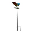 thumbnail image 1 of Vsenkes Butterfly Garden Stake Decorative Garden Decor for Courtyard Walkway Pathway Orange and Blue, 1 of 9