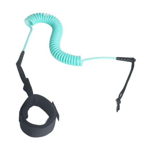 Vsenkes Coiled Surfboard Leash Lightweight Paddle Leash for Outdoor Shortboard Kayak Light Blue
