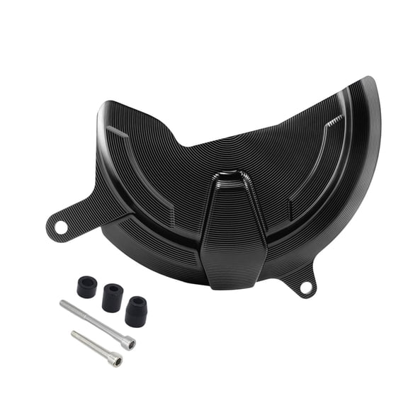 Vsenkes Engine Clutch Cover Decor Protector for Yamaha FZ07 Tenere 700 /xtz 700 Black