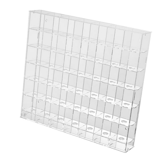 Vsenkes Golf Ball Display Case Acrylic Protection Holder for Golf Balls Table Tennis 42 Grids