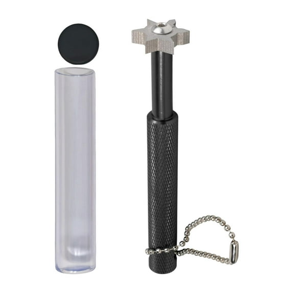 Vsenkes Golf Club Groove Sharpening Compact Portable for Wedges Pitching Utility Club Black