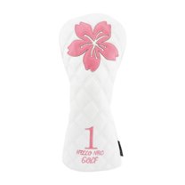 Vsenkes Golf Head Cover Golf Headcover Wear Resistant Golf Cue Protect Case Sleeve Protector for Golfer Men Women Outdoor DR White