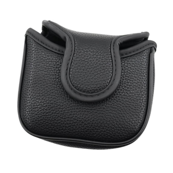 Vsenkes Golf Mallet Putter Cover Accessories Comfortable Compact Golf Club Headcover Black