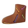 thumbnail image 1 of Vsenkes Golf Mallet Putter Cover Wear Resistant Easy Cleaning Club Cover Brown, 1 of 9